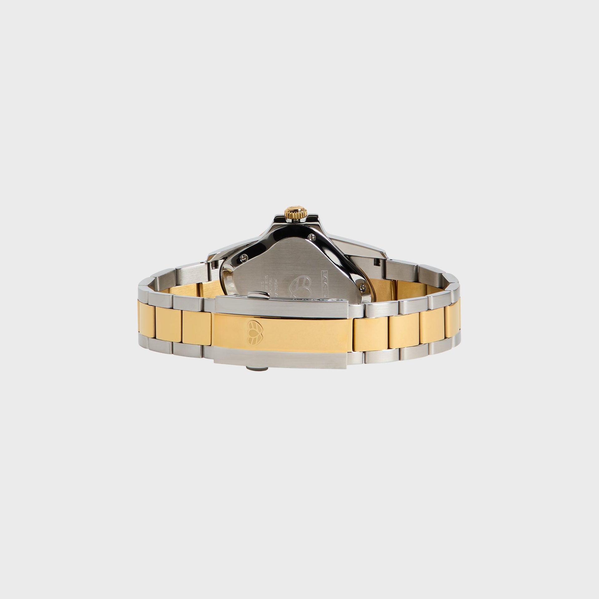 LAARVEE Silver & Golden Precision Steel - Black Bezel / Black Dial