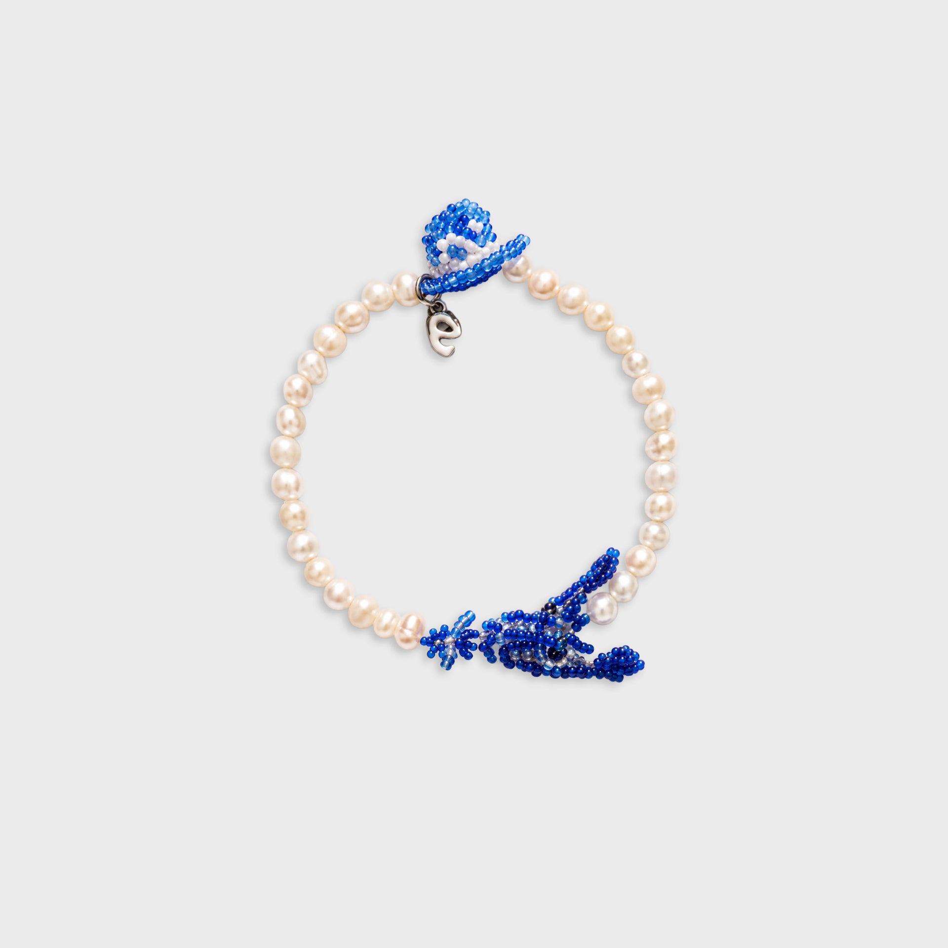 PURA UTZ Pearl Blue Lobster Bracelet - Blue
