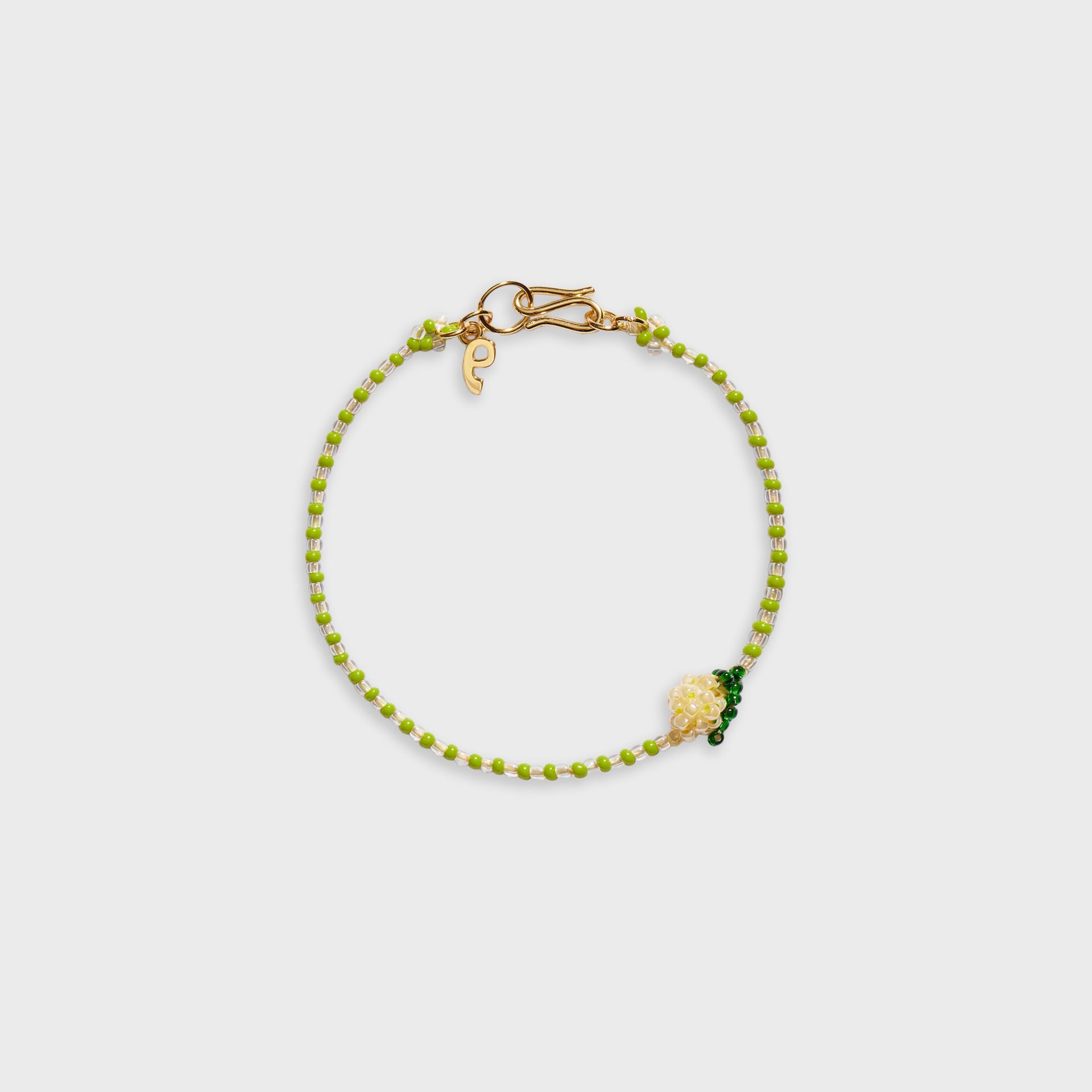 PURA UTZ Mini Striped Lemon Bracelet - Green / Yellow