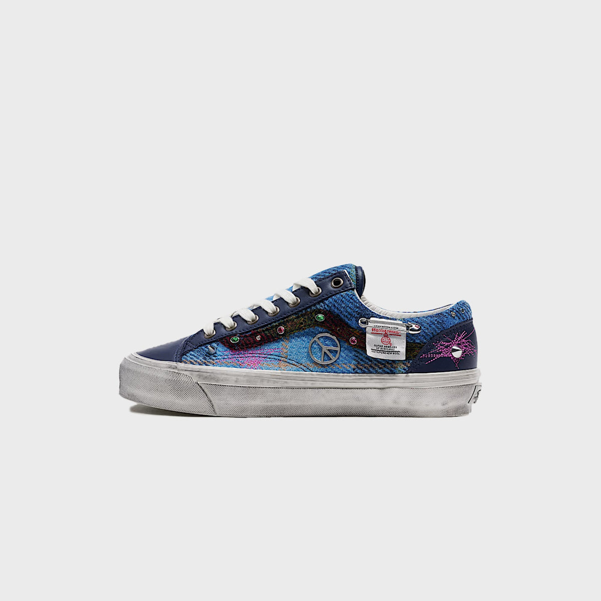 VANS x Harris Tweed® Premium Old Skool 36 - Tweed Navy Blue