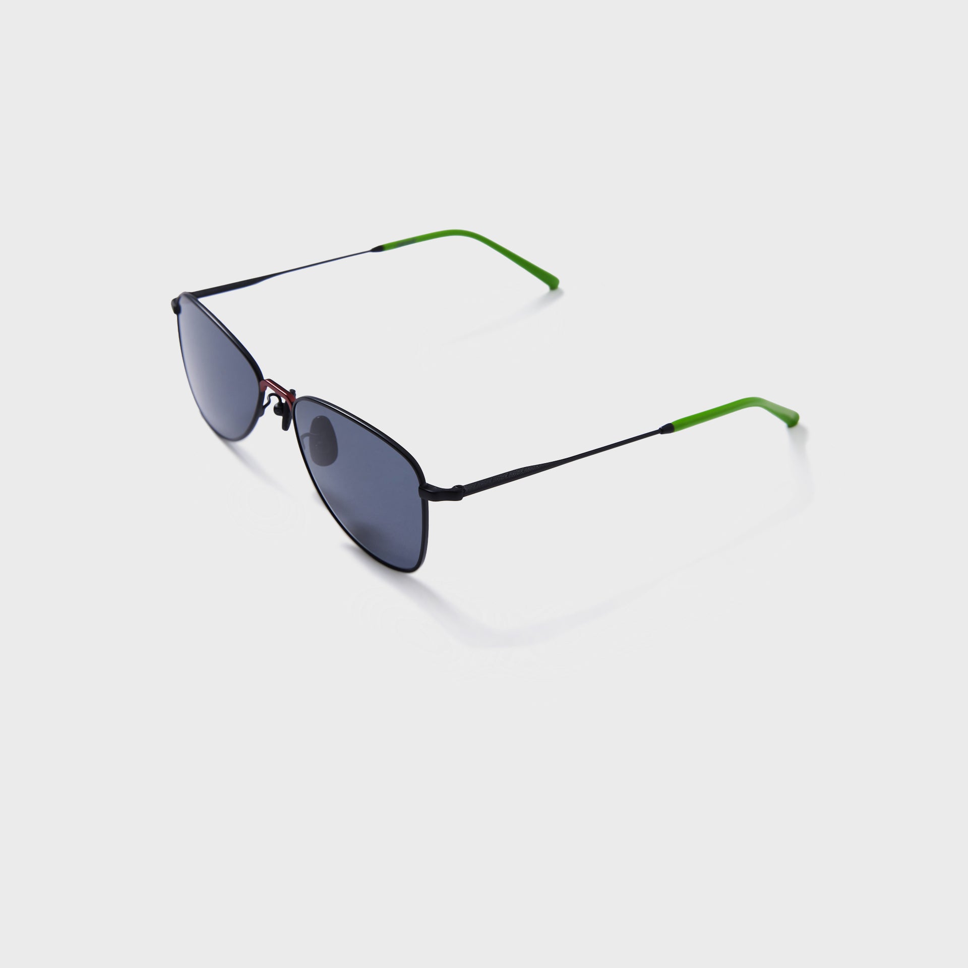 RAJABROOKE Suwito Sunglasses - Black / Lt. Hijau