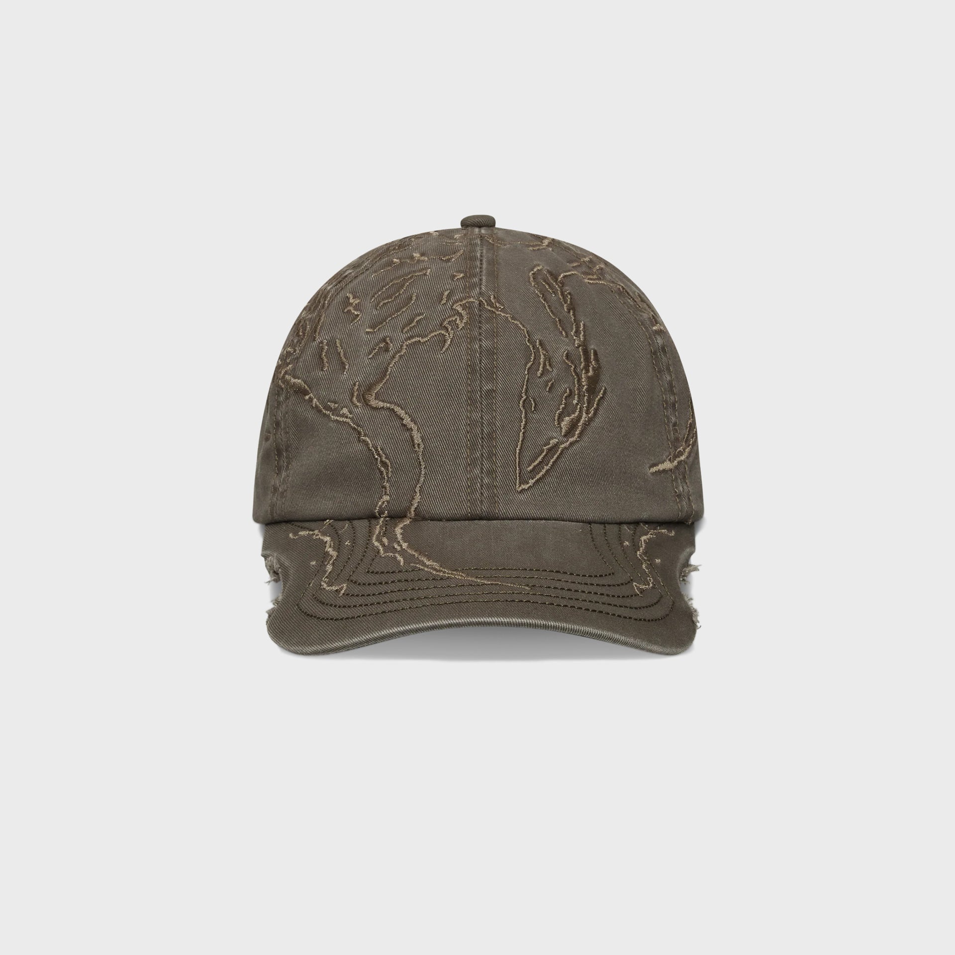 ROA Ryli Embriodered 6 Panel Cap - Sage Green