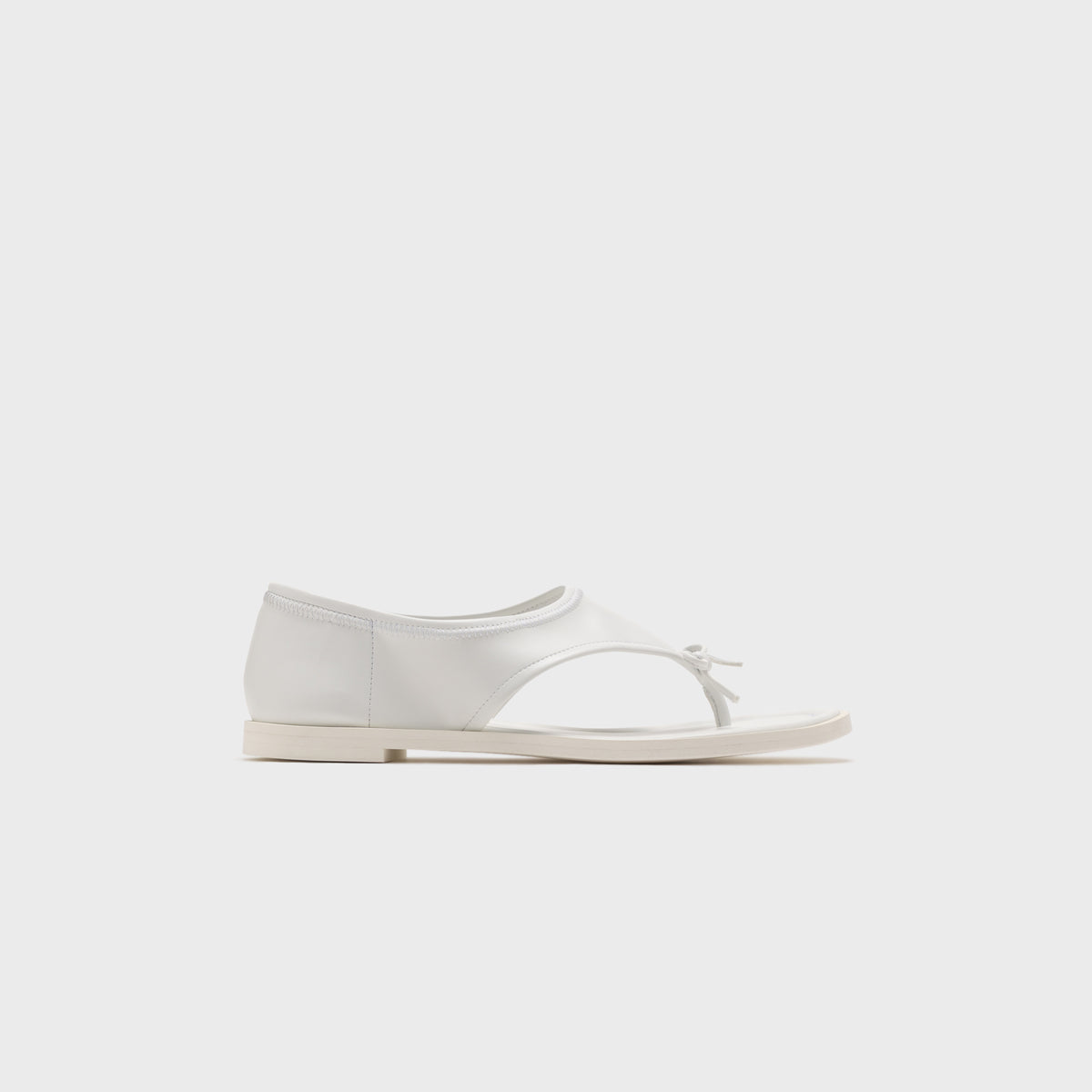 Sandy Liang Clark Sandal - White