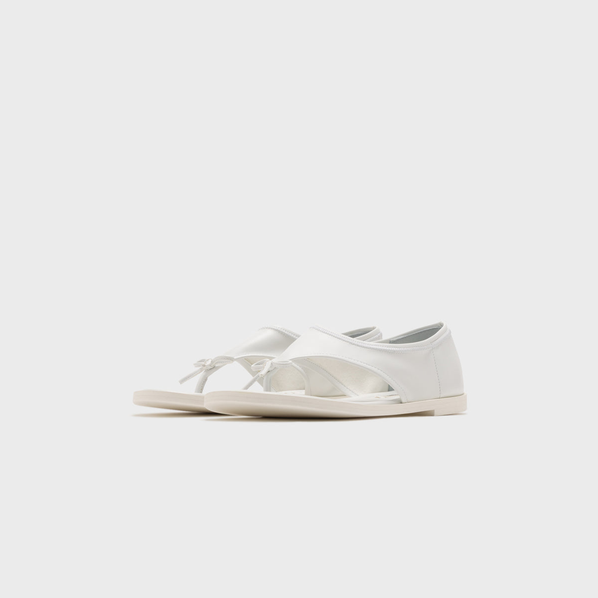 Sandy Liang Clark Sandal - White