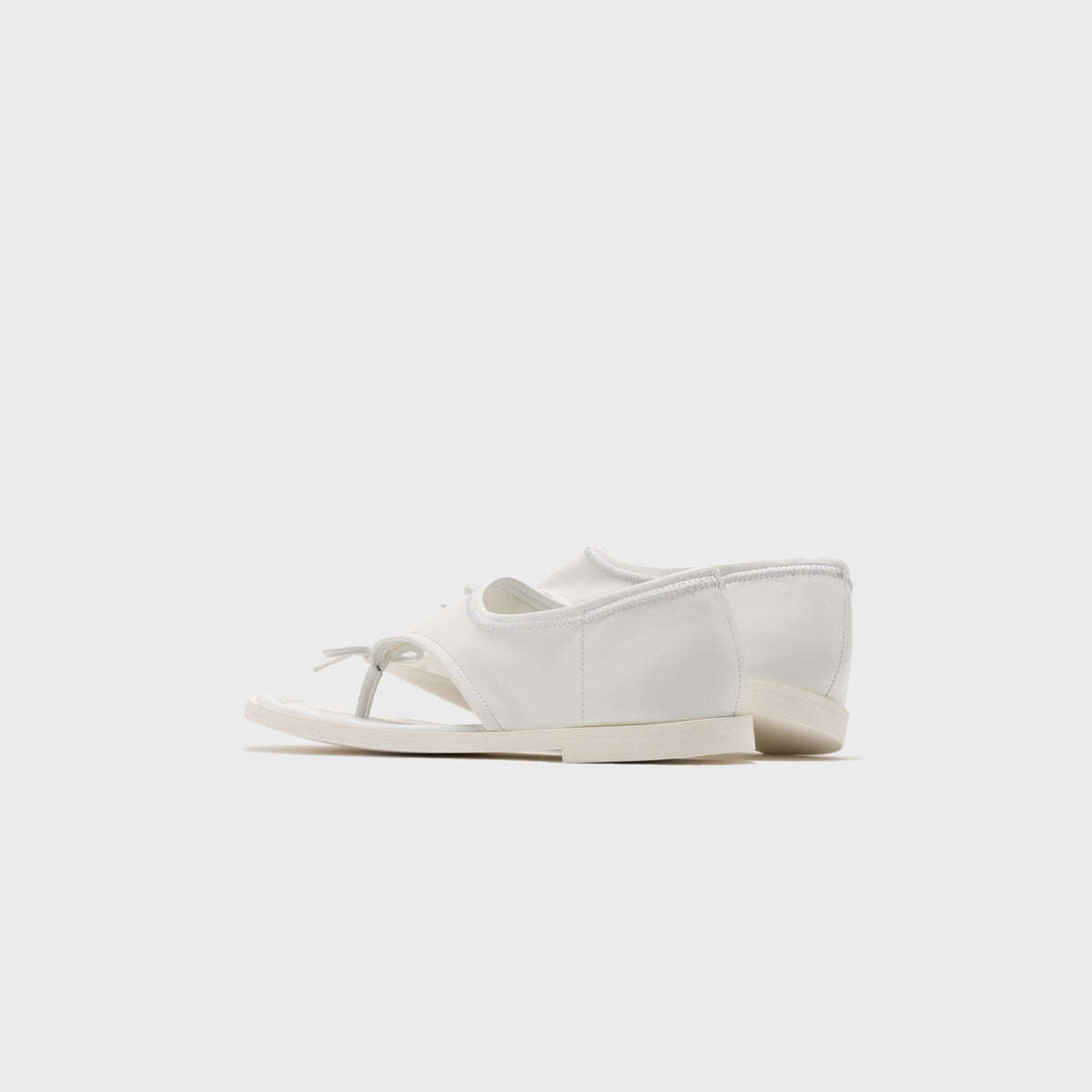 Sandy Liang Clark Sandal - White