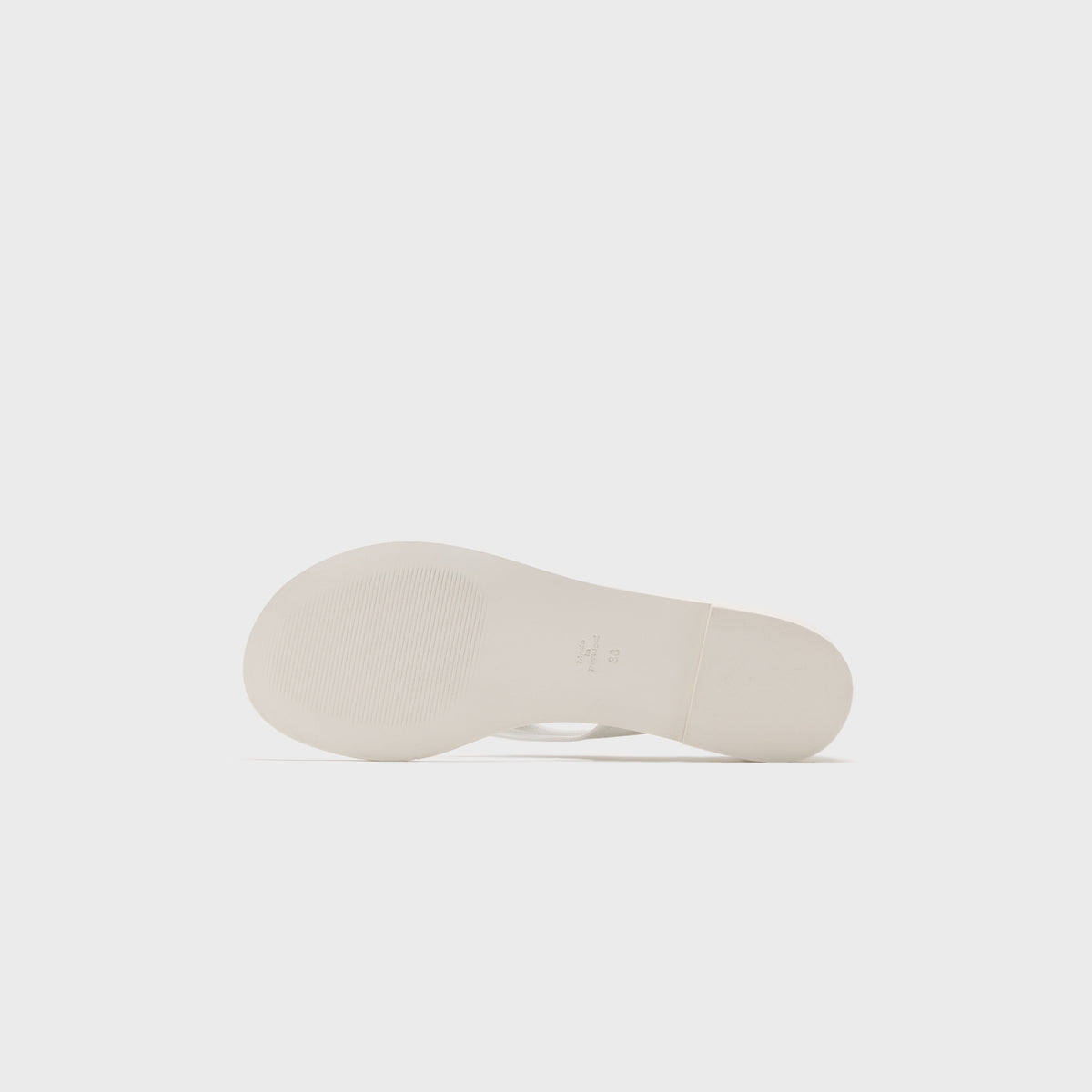 Sandy Liang Clark Sandal - White