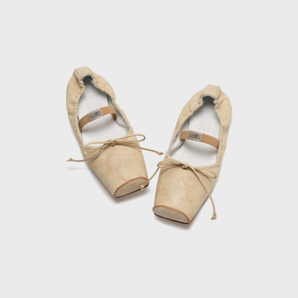 MM6 Maison Margiela Ballet Shoe - Doe Brown / Beige