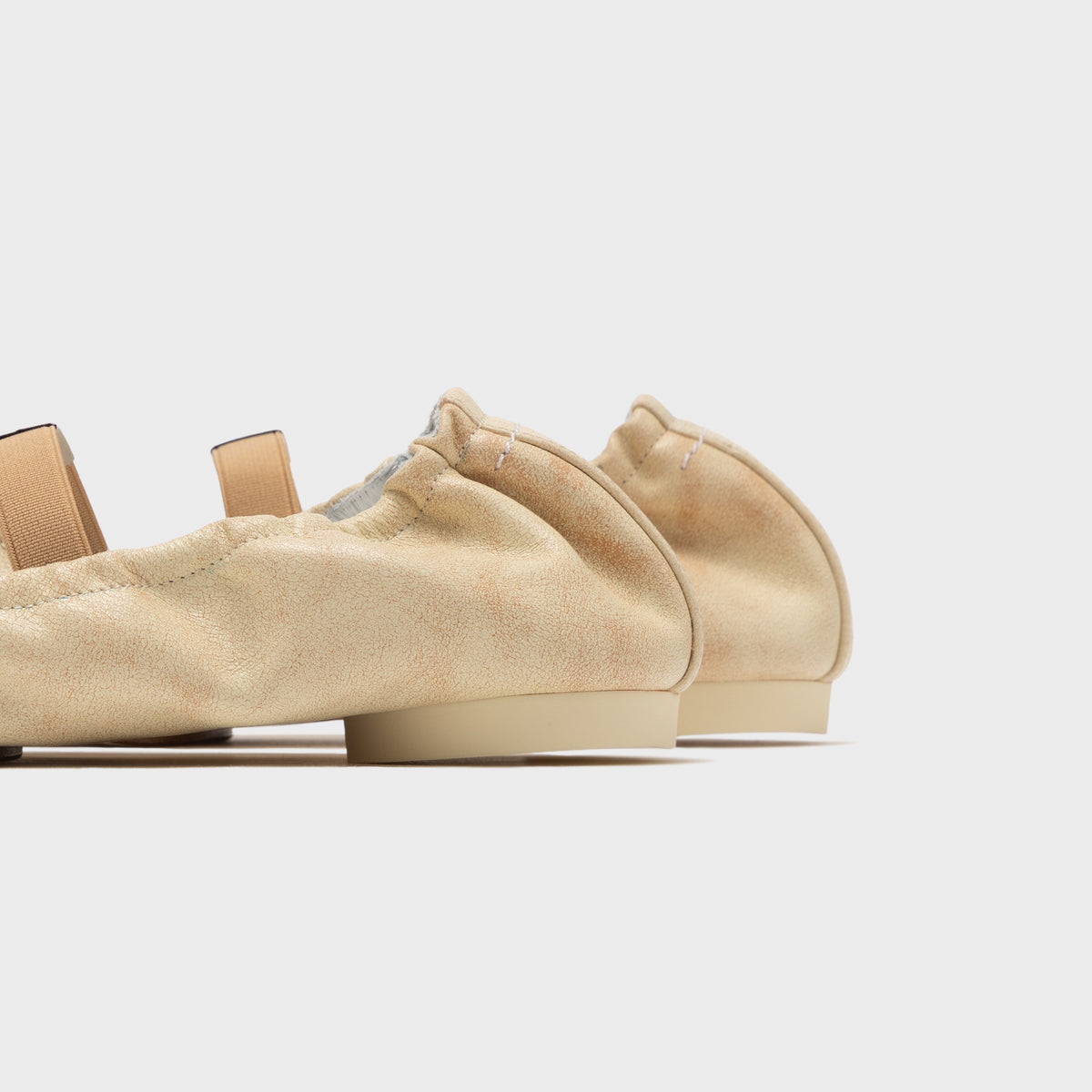 MM6 Maison Margiela Ballet Shoe - Doe Brown / Beige