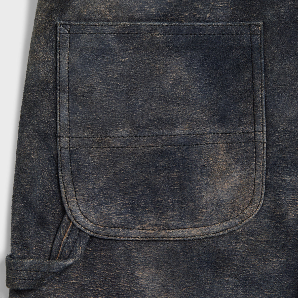 Kith 101 for SEVEN BY SEVEN Leather Painter Pant - Dark Indigo