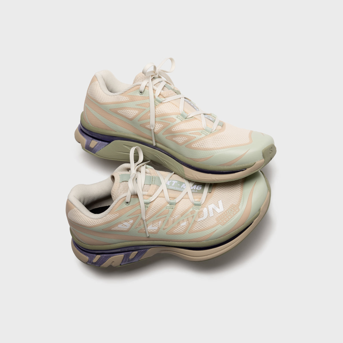 MM6 Maison Margiela × Salomon XT-MM6 -  Tapioca / Sea Foam / Violet Tulip