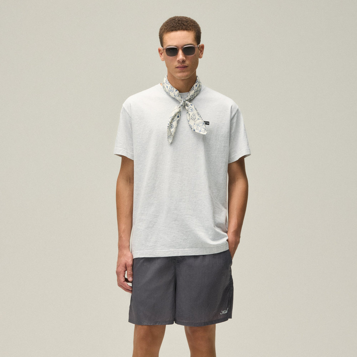 Kith LAX Tee - Light Heather Grey
