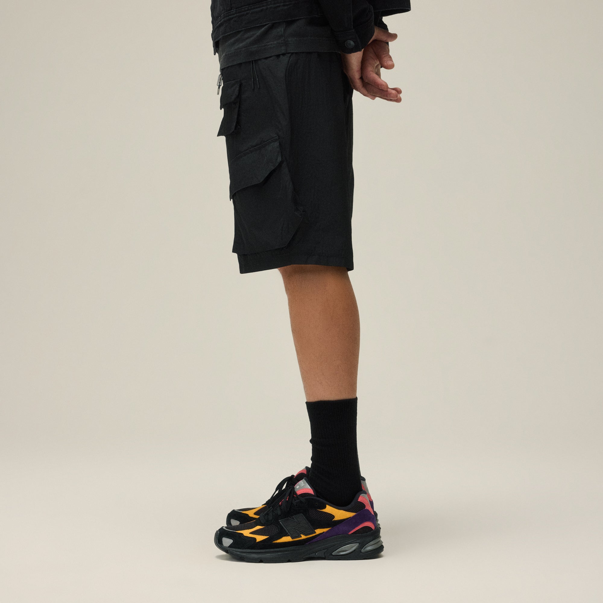 Kith Dupont Cargo Pocket Short - Black – Kith Japan