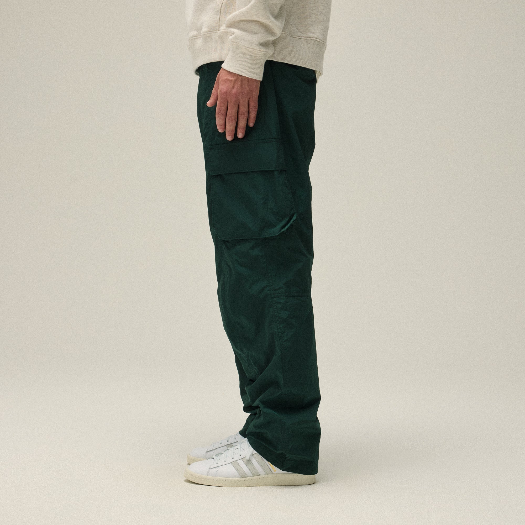 Kith Wrinkle Nylon Bristol Cargo Pant - Stadium – Kith Japan