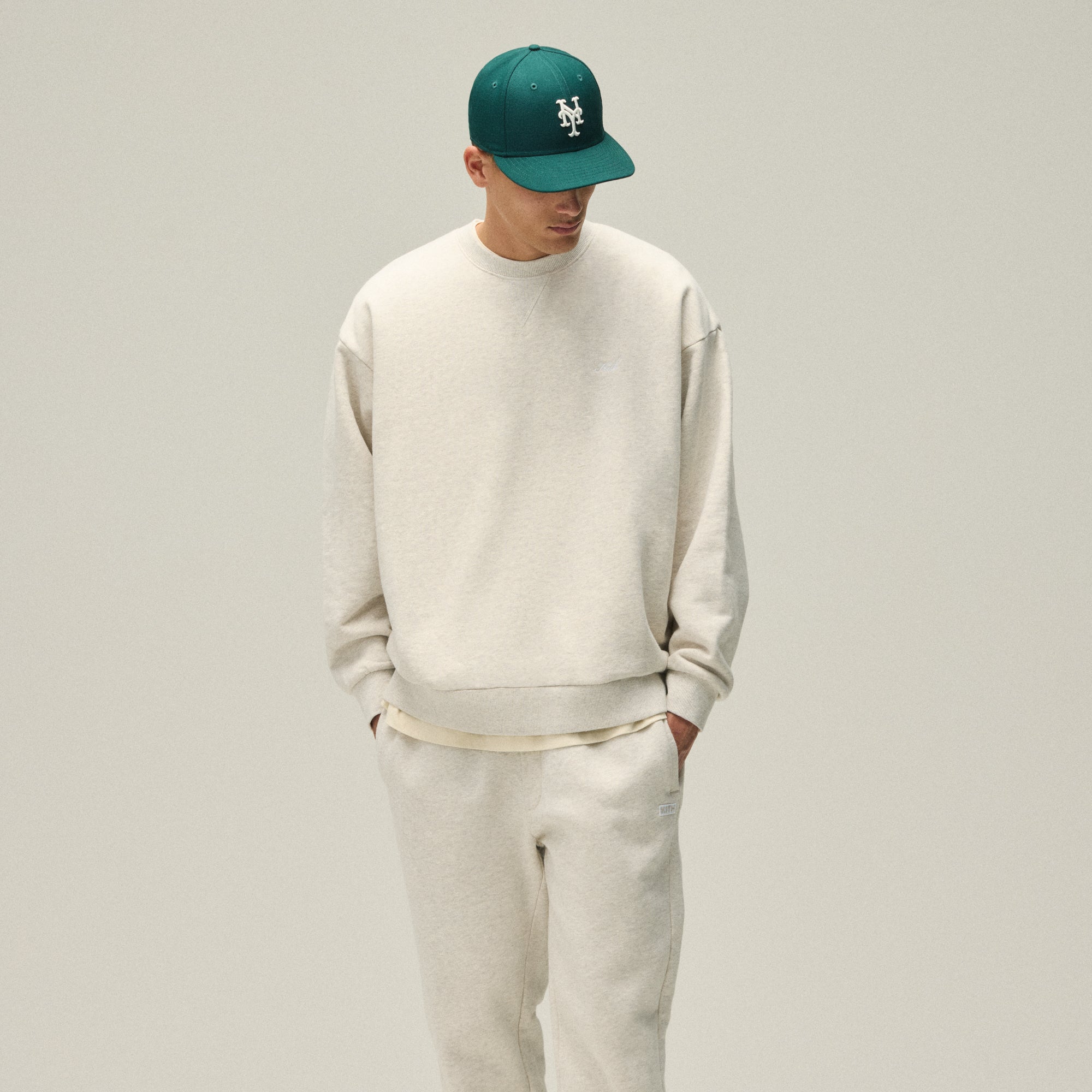 Kith ハイネックハーフスリーブポロシャツ L ライトグレー Kith Nelson Quarter Zip - Light Heather Grey – Kith UK