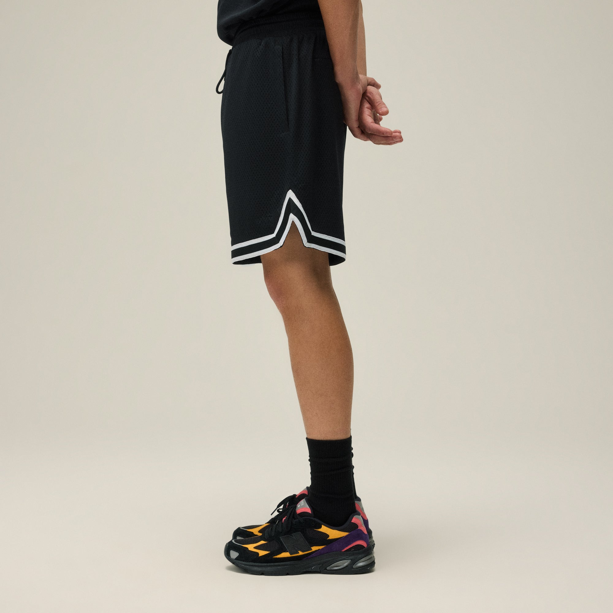 Kith Curtis Mesh Short - Black – Kith Japan
