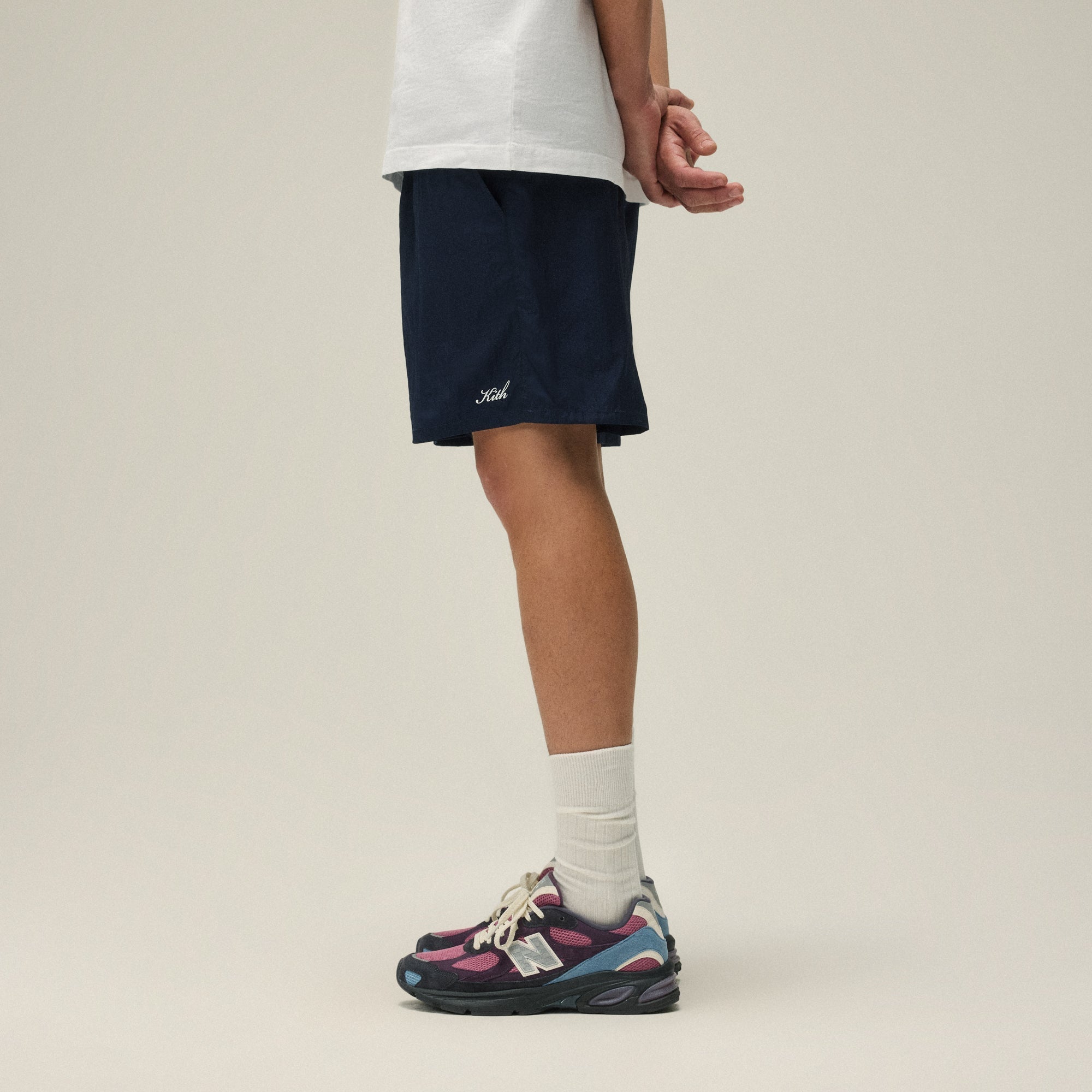 Kith Twill Collins Swim Short - Nocturnal – Kith Japan
