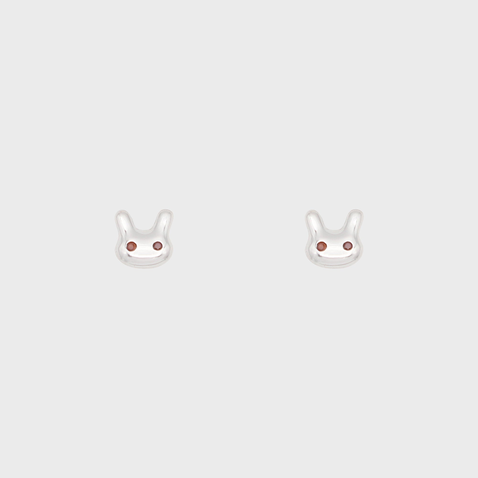 Sandy Liang Terminator Bunny Studs - Silver – Kith Japan