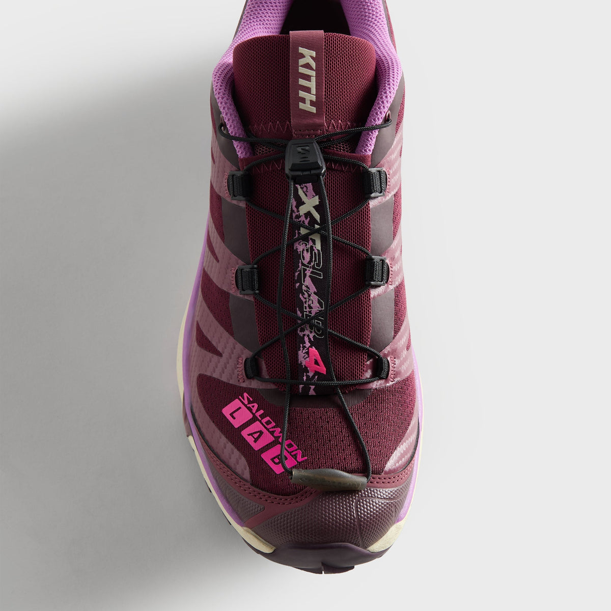Kith for Salomon XT-4 OG - Maroon Banner / Nocturne / Knockout Pink - PH