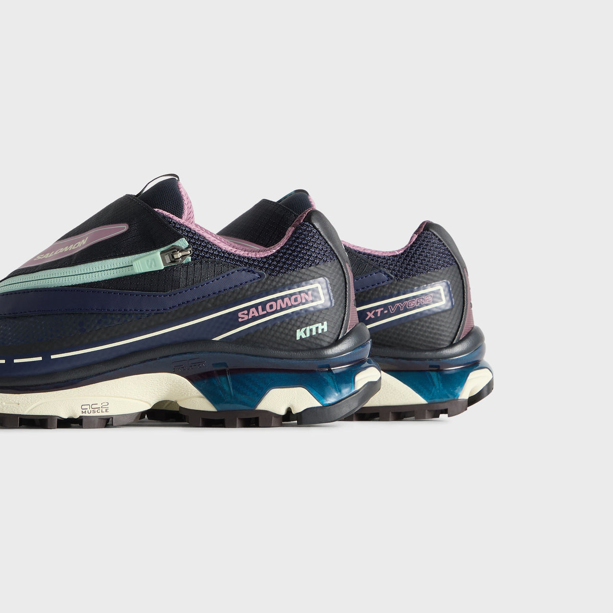 Kith for Salomon XT-VYGR 2 - Dark Navy / Dusky Orchid / Transparent - PH