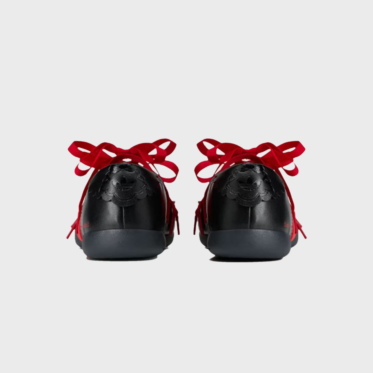 adidas x Simone Rocha WMNS Taekwondo Ballerina Leather - Core Black / Better Scarlet / Core Black
