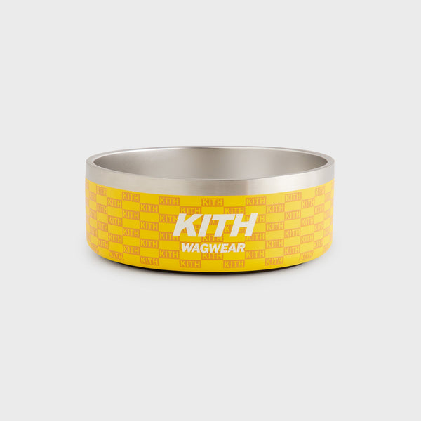 Kith for wagwear Metal Dog Bowl - Yellow – Kith Japan