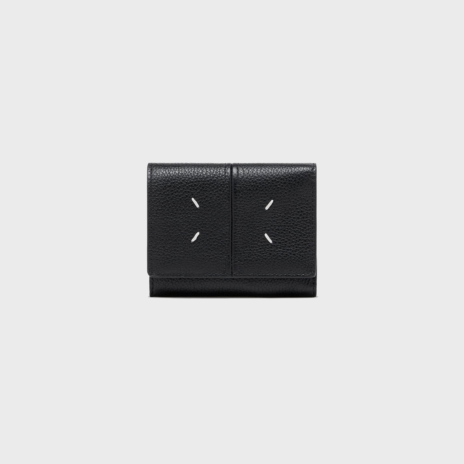 Maison Margiela Wallet Clip 3 with Zip - Black / Black / Black