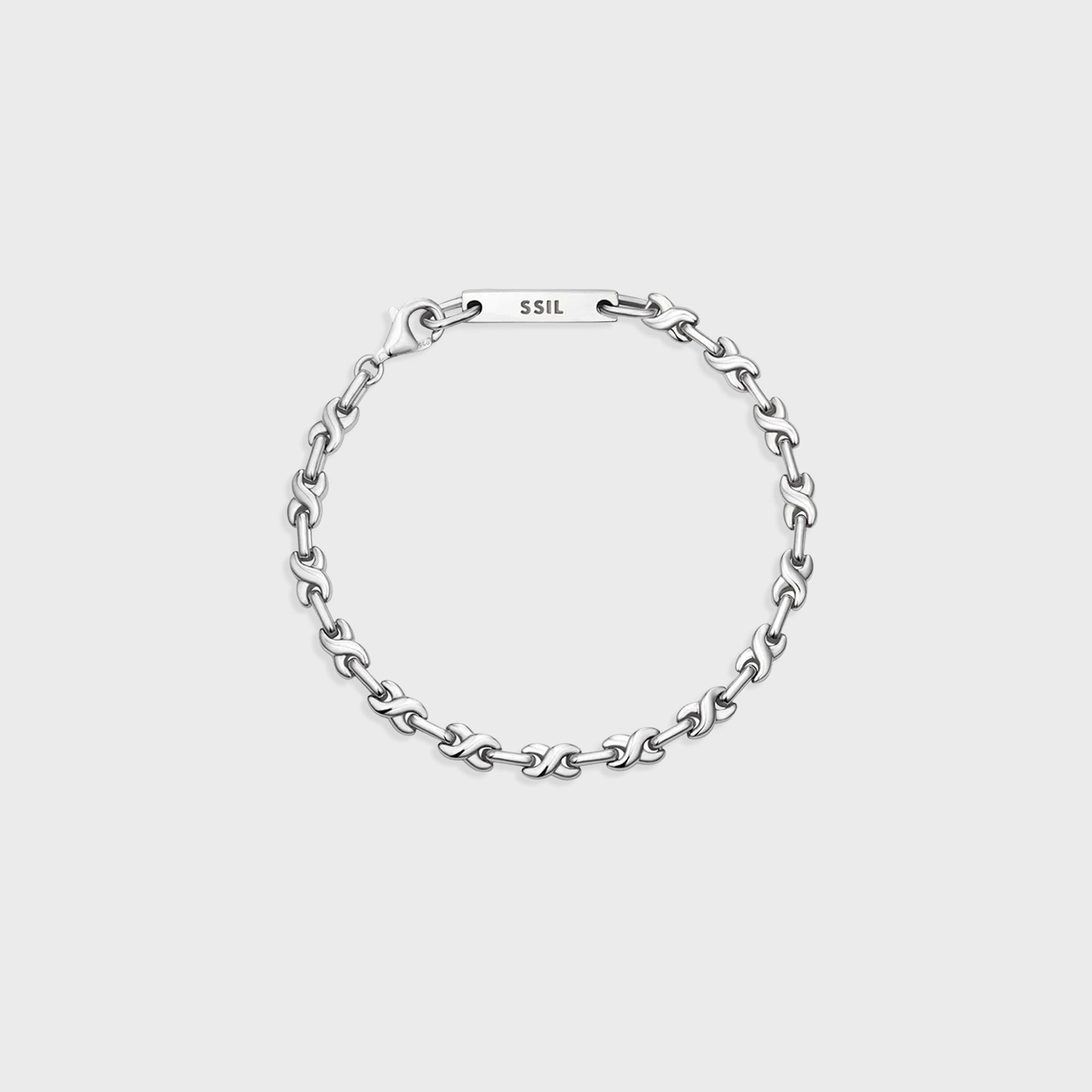 SSIL X Row Bracelet - Silver