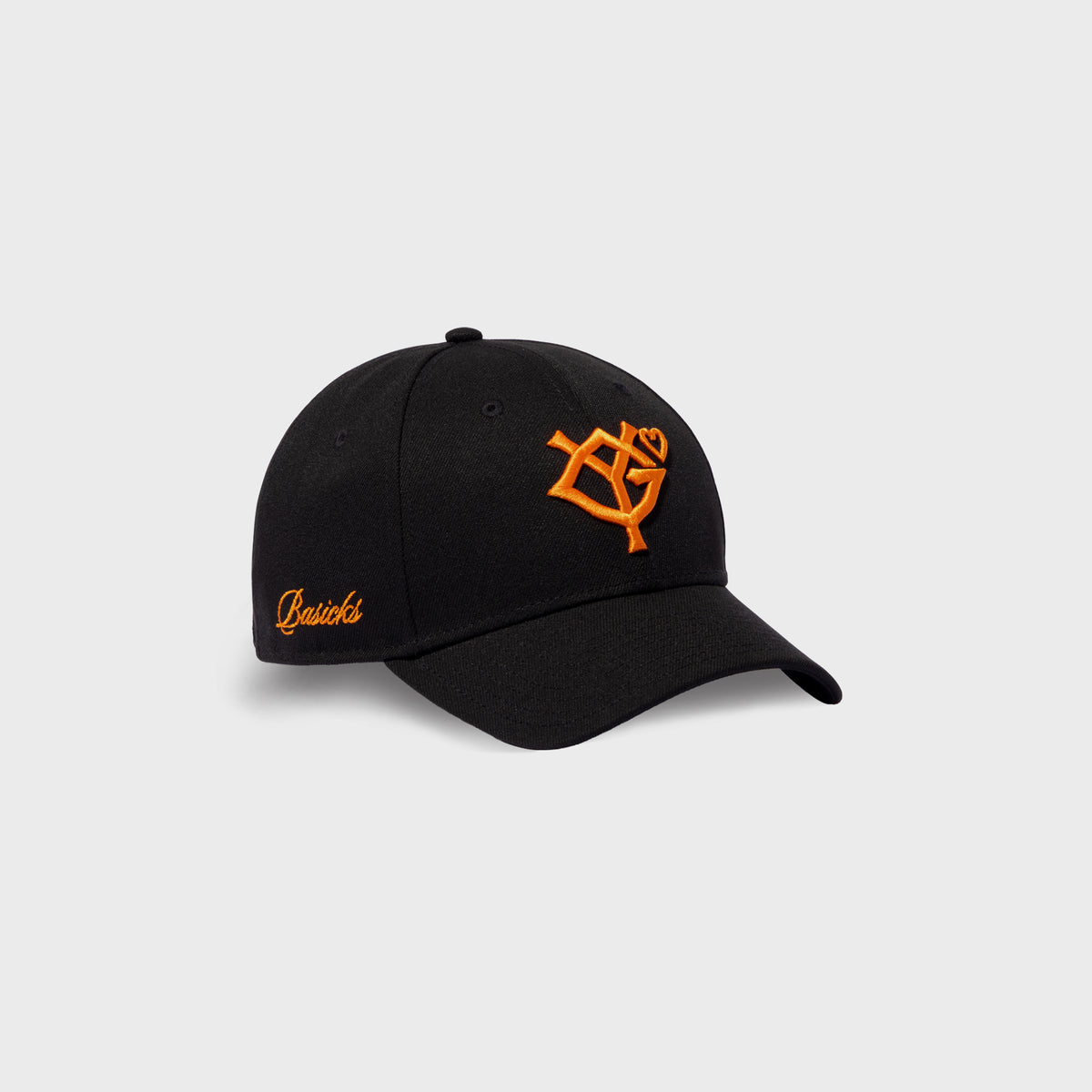 BASICKS 9FORTY Basicks x YG Logo Cap - Black / Orange