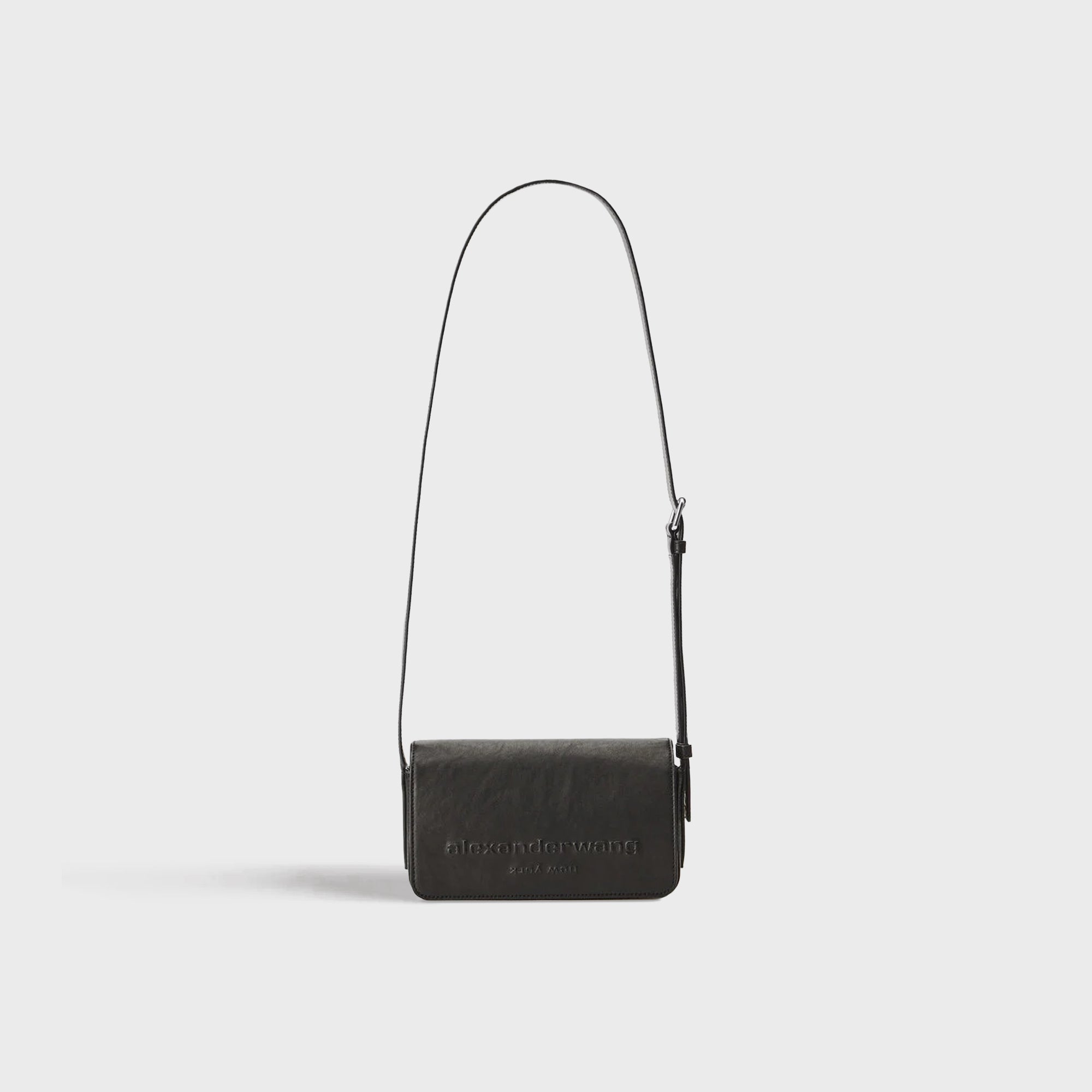 最終値下げ　alexanderwang バッグ Alexander Wang Punch Flap Crossbody - Black – Kith Japan