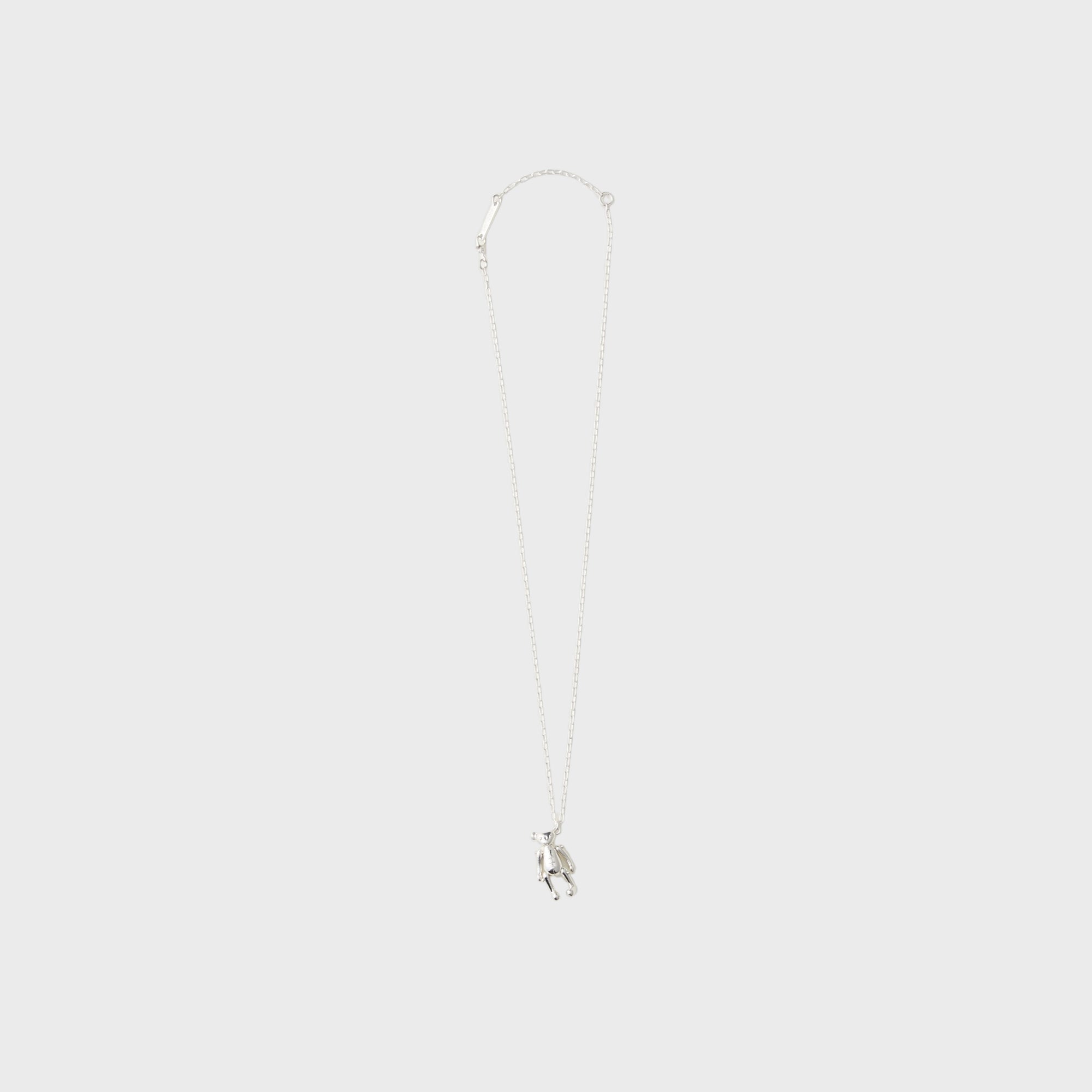 AMBUSH Teddy Bear Charm Necklace - Silver – Kith Japan